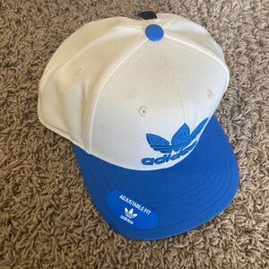 Adidas Off White/Blue Adjustable Cap.